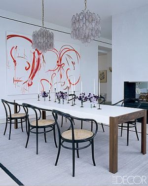 Dining room design photos - myLusciousLife.com - Elle Decor dining table.jpg
